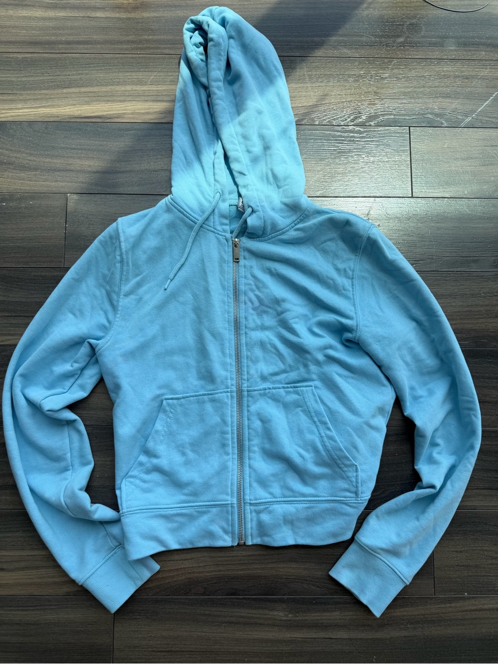 H&M Sky Blue Zip Hoodie